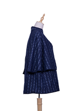 Load image into Gallery viewer, 手織りのコート インバネス 麻の葉