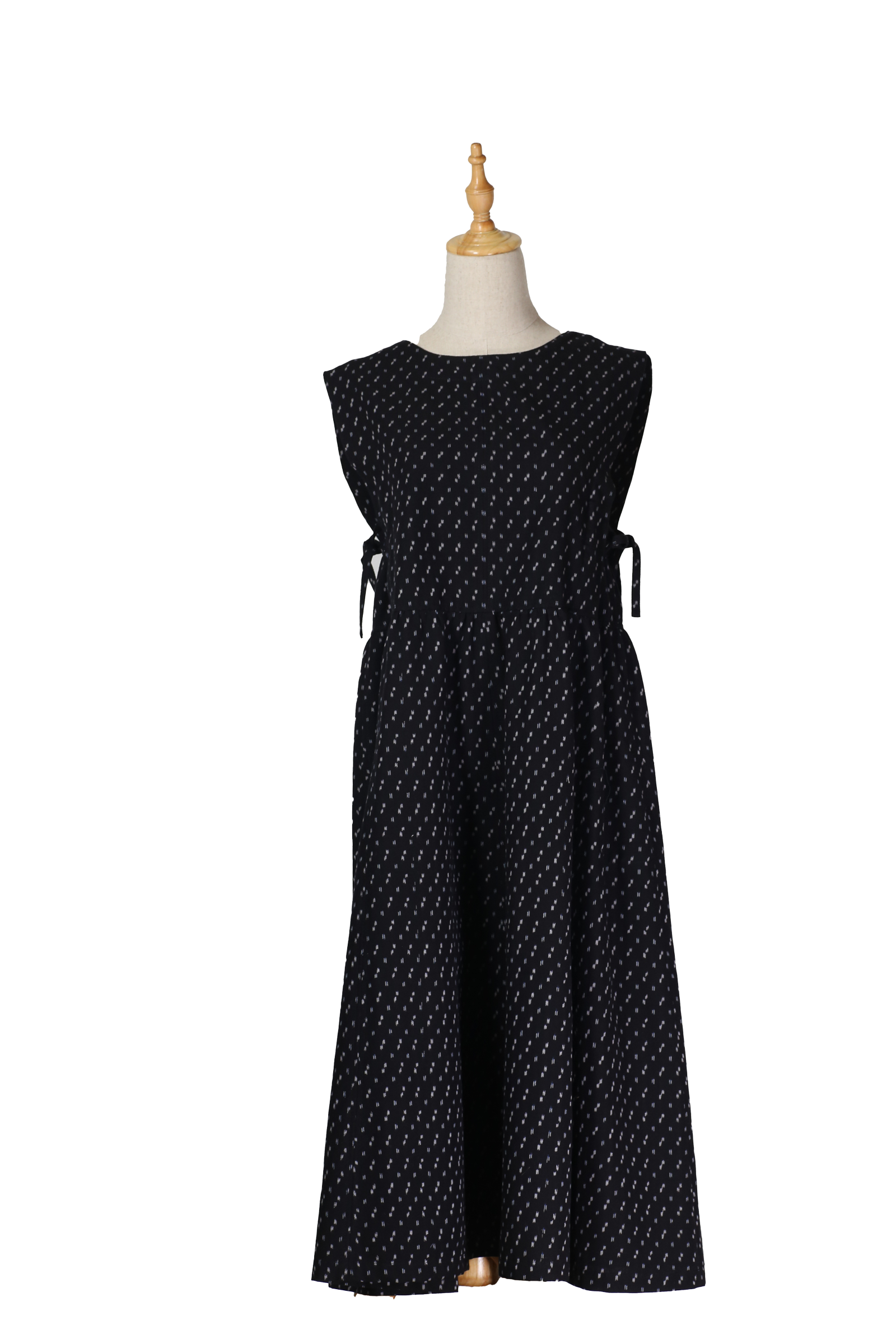 NISHOUDO 久留米絣 ニショウドウ 而青堂 太宰府 かすり　ワンピース 久留米絣ワンピース – KANO Nishoudo Kurume kasuri-Cafe